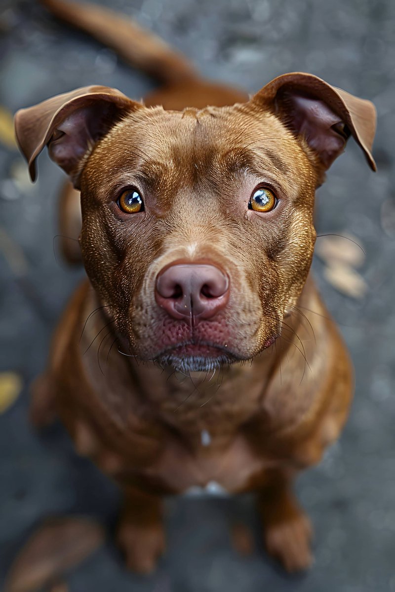Pitbull Poster - Hond - Dieren - Huisdier - Kunst - Unieke - Sterke - posters - formaat 70x100cm - Wanddecoratie - L3020MT