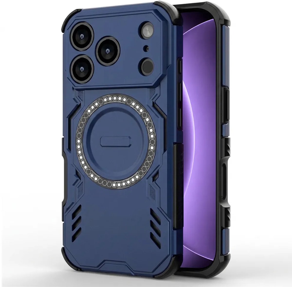 Techsuit - ArmorMag Case - iPhone 18 Pro / iPhone 17 Pro - Blue