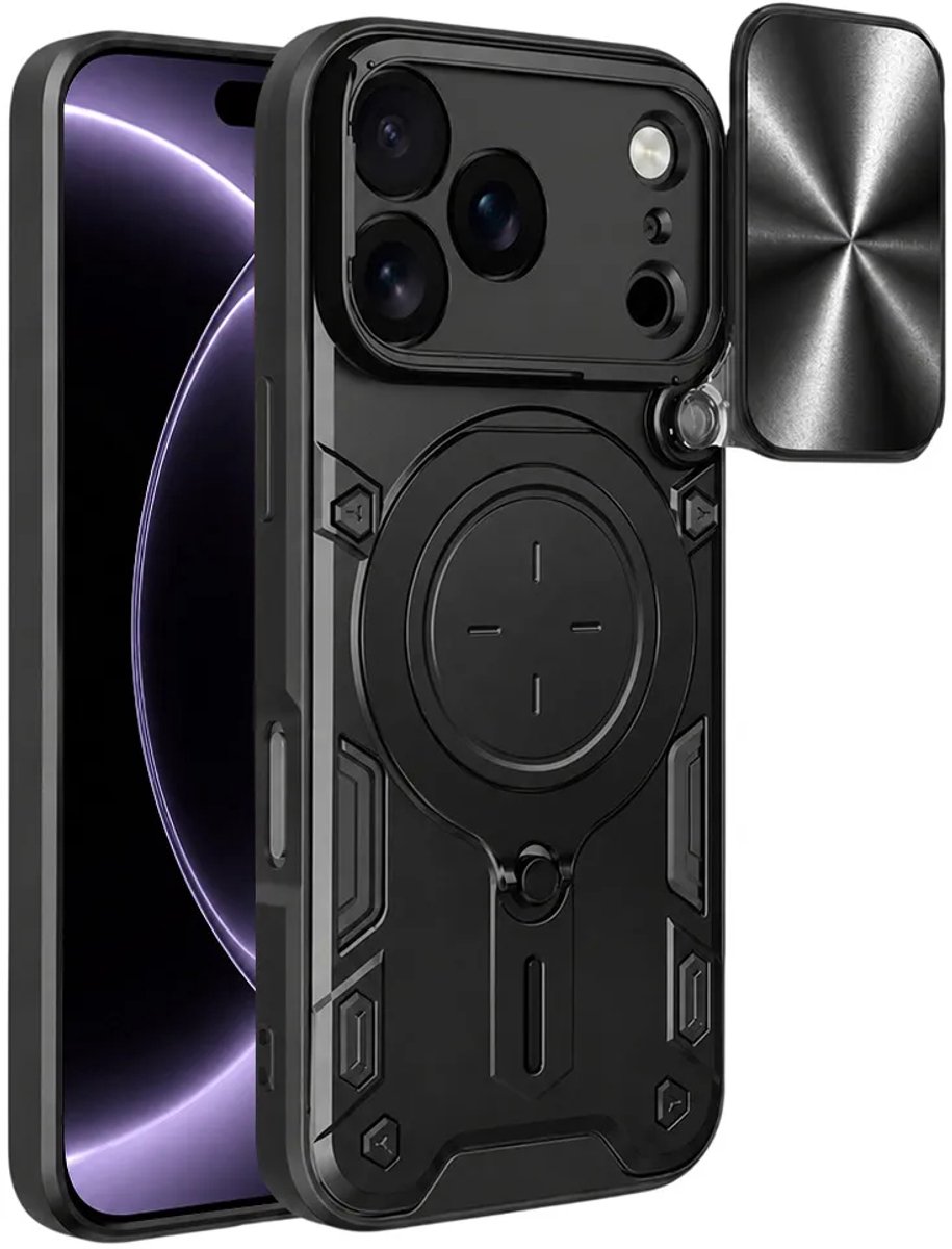 Techsuit - CamGuard Pro - iPhone 18 Pro / iPhone 17 Pro - Black