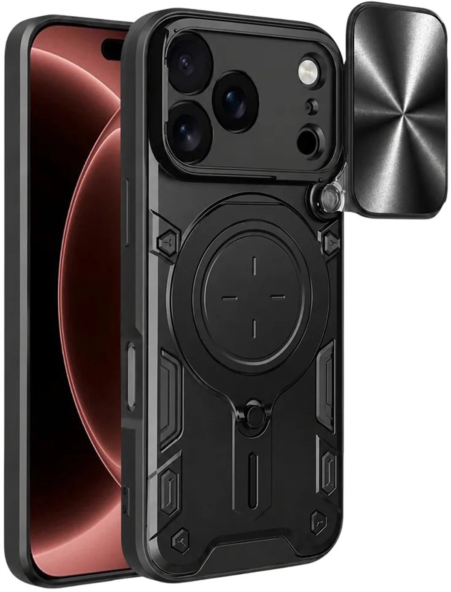 Techsuit - CamGuard Pro - iPhone 18 Pro Max / iPhone 17 Pro Max - Black