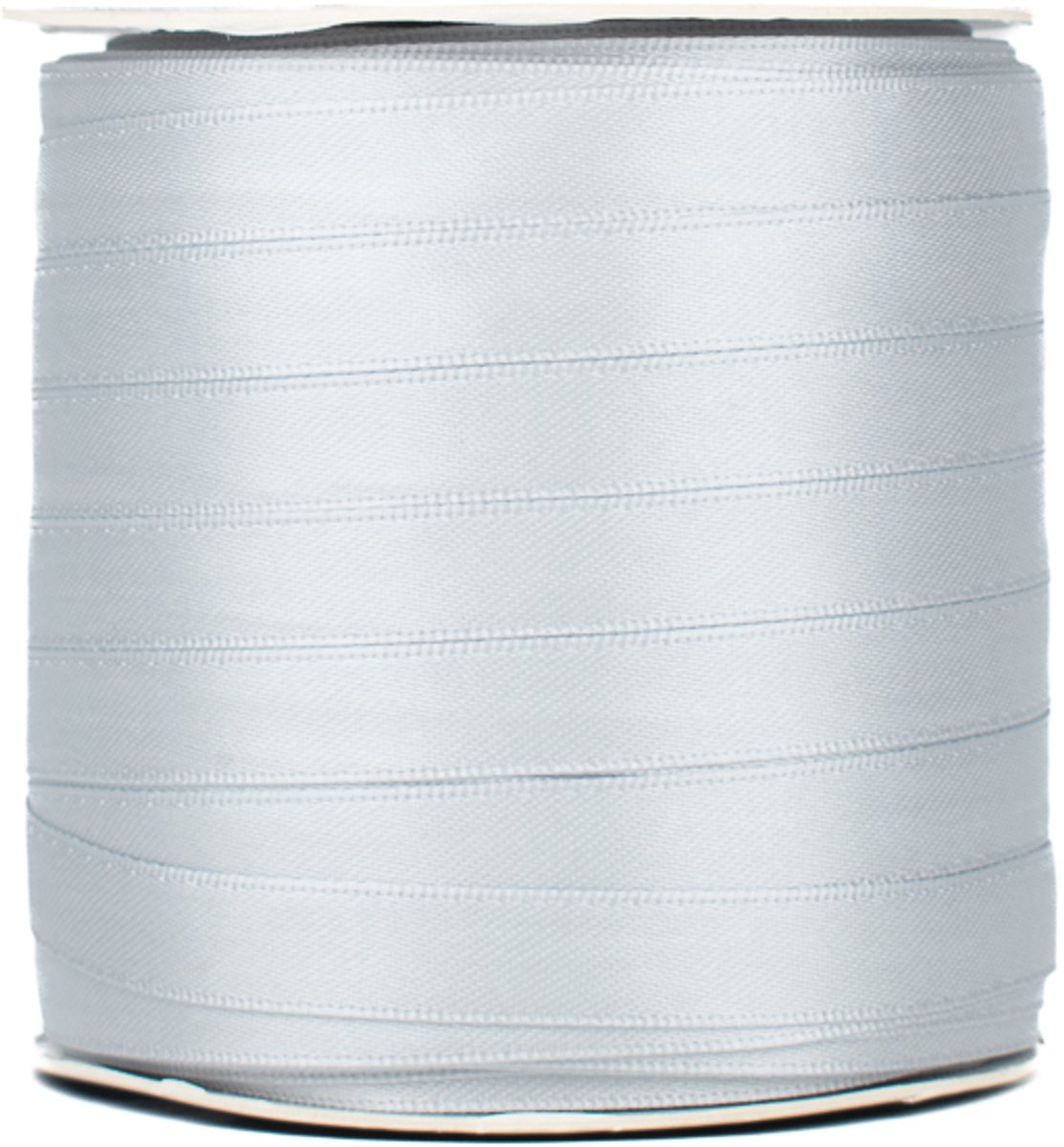 Satijnlint - 10 mm x 100 meter - zilver