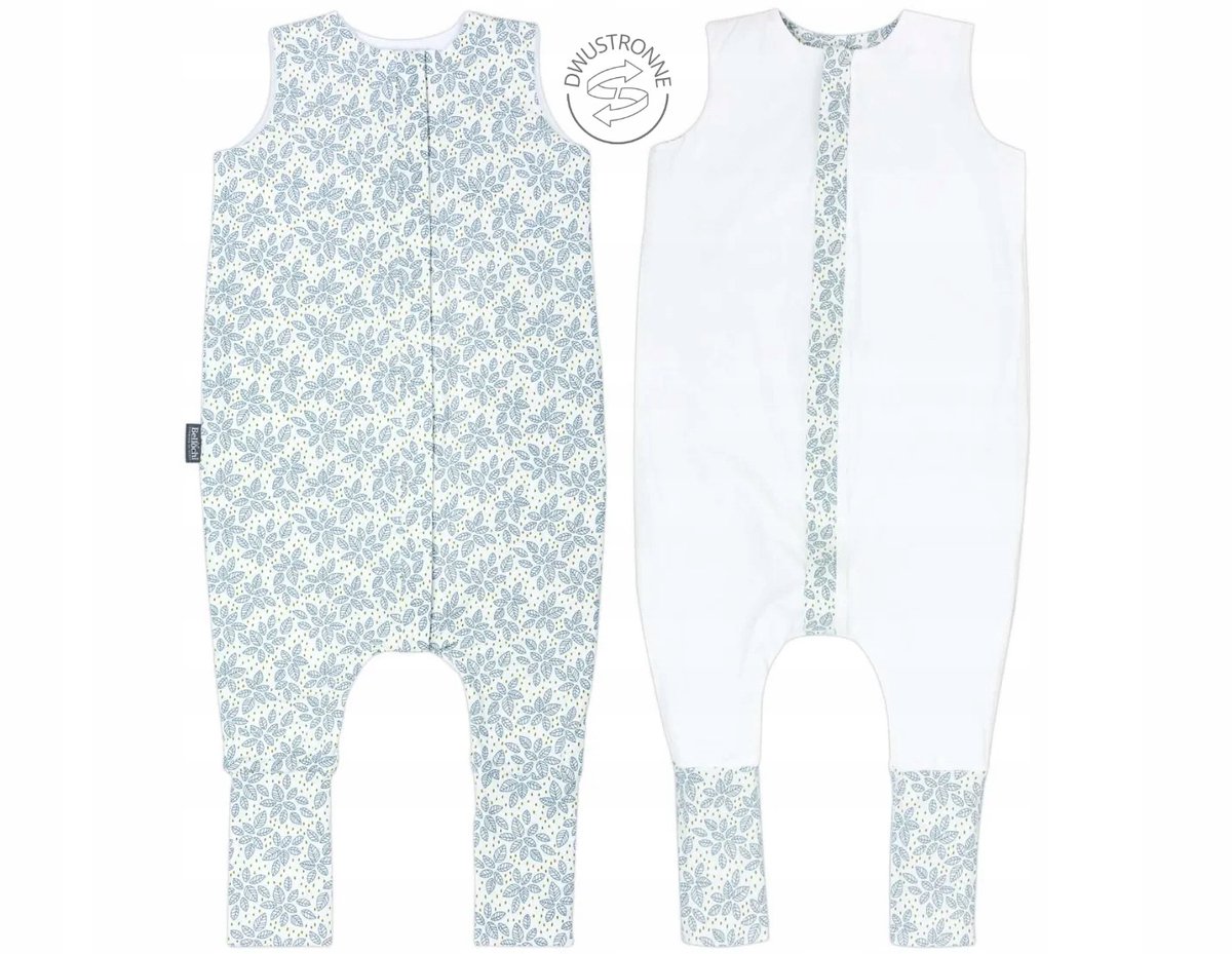 Omkeerbare babyslaapzak met voetjes 1-2 jaar, TOG 2.5 - Blue Meadow