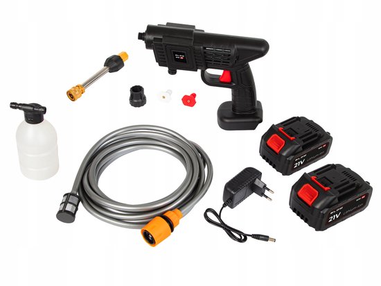 Blow accu-hogedrukreiniger, druk tot 26 bar, vermogen 260 W, slanglengte 5 m, waterfilter, verschillende bedrijfsmodi, 44-352# — afbeelding 2