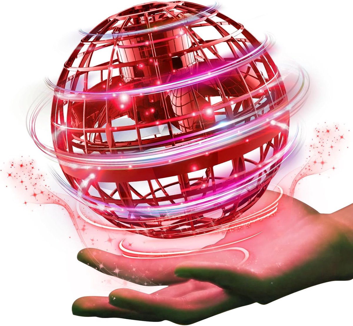 Namajunas - Flying Ball - Mini Drone Voor Binnen - Fly Spinning Ball - Flying Spinner - Fidget Toy Boomerang Spinner - Met Led - Speelgoed Voor Kinderen - Kerstcadeaus - Voor Volwassenen & Kinderen