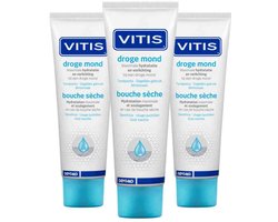 Vitis Tandpasta Droge Mond - 3 x 75 ml
