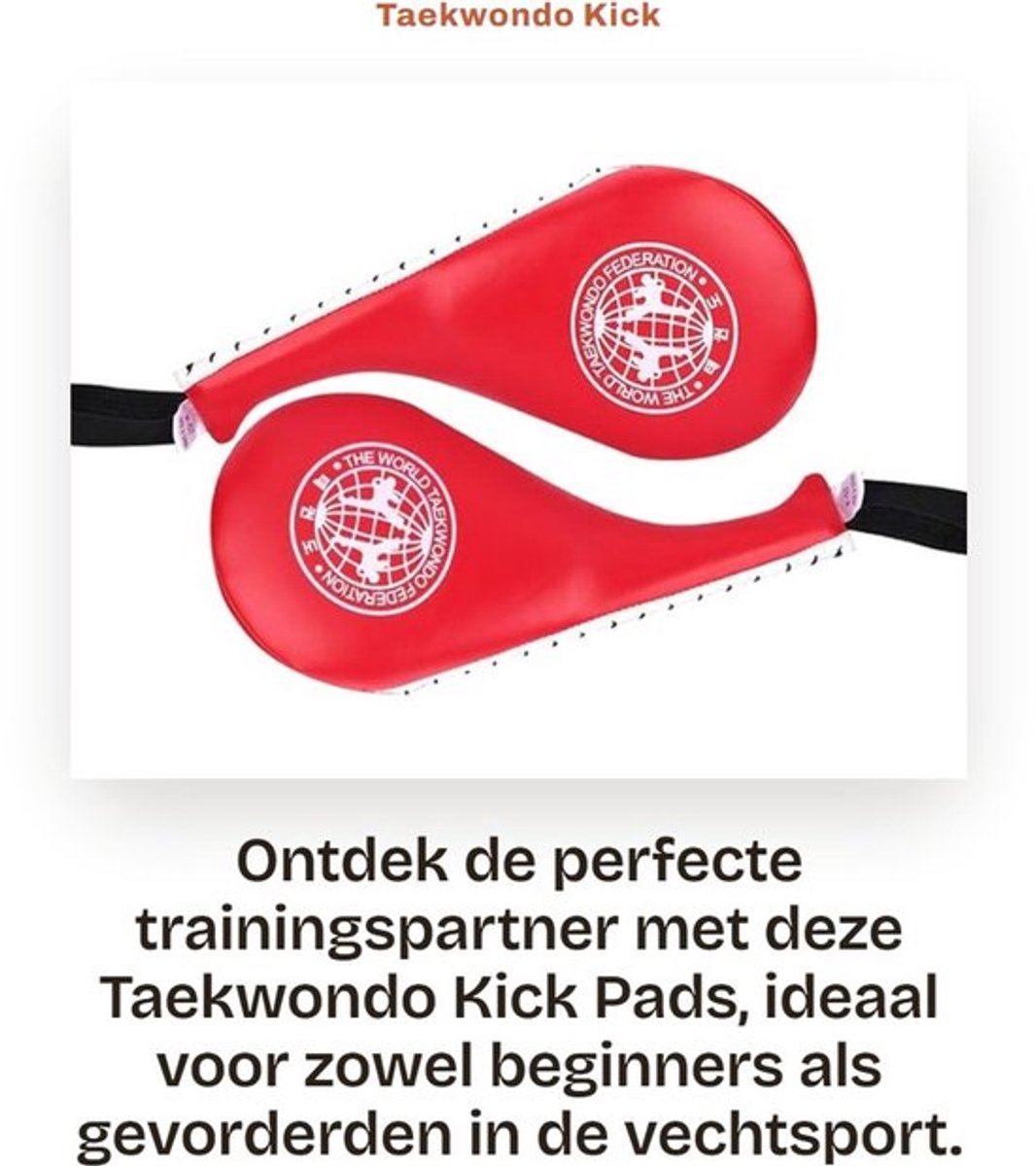 Dailygoods- Kickpads 2-Pack - PU Leer - Hoge Dichte Spons - Trainingsuitrusting