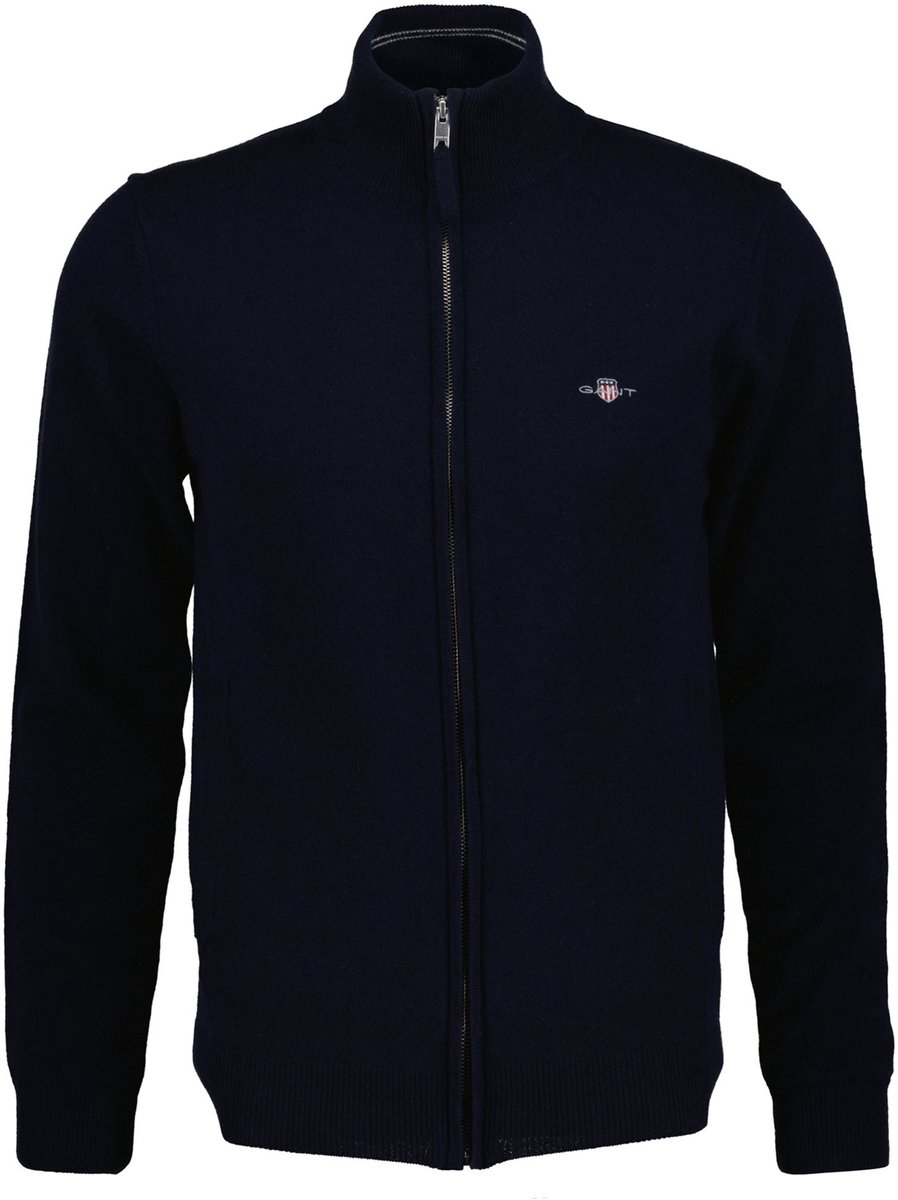 GANT Vest SUPERFINE LAMBSWOOL ZIP CARDIGAN Set van 1
