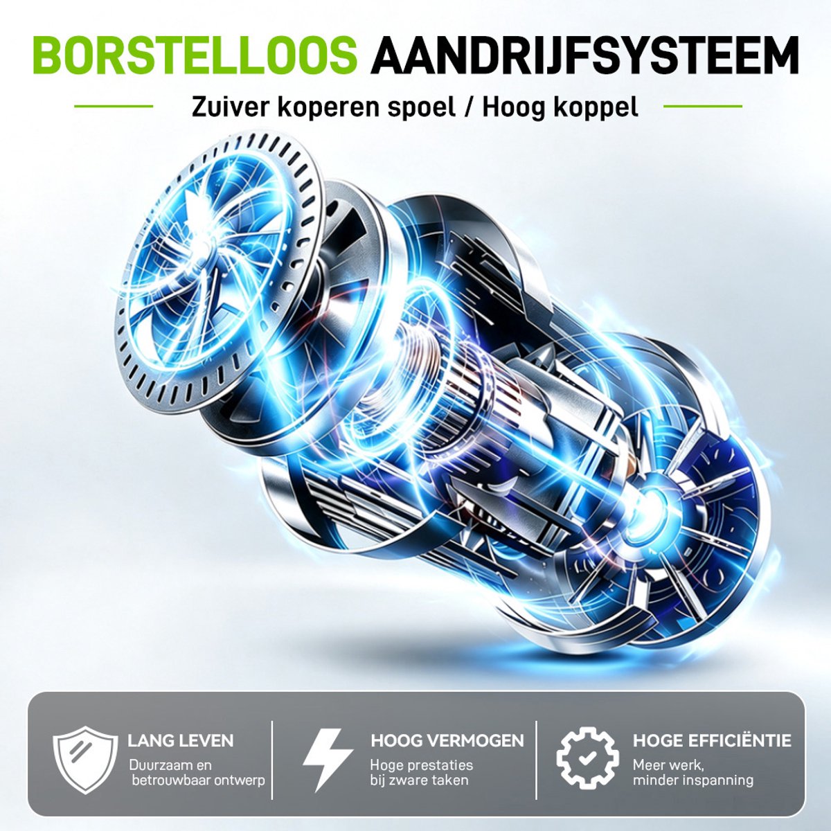 ONEGREEN Kettingzaag Telescopische Steel - Elektrische Snoeischaar - met 2 Accu's - Snoeizaag - werkhoogte tot 2 m - voor boomtakken, houtzagen thumbnail 6