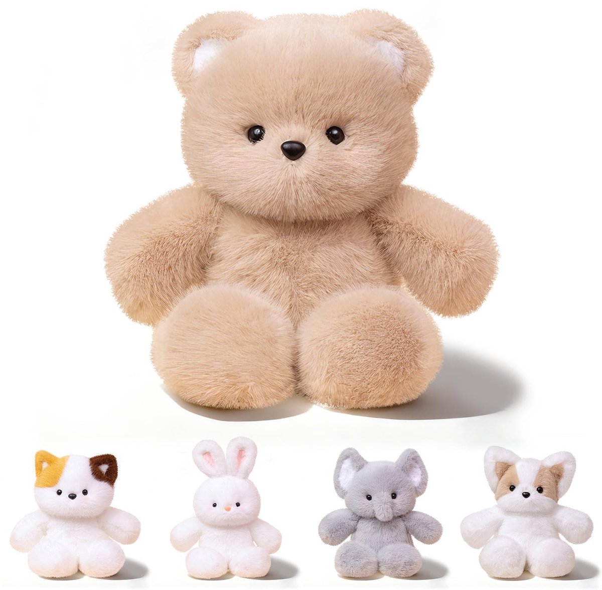 Casalora® Pluche Knuffel – Rennende Teddybeer Serie – 45 cm – Schattige Pluche Beer – Zacht, Knuffelbaar en Comfortabel