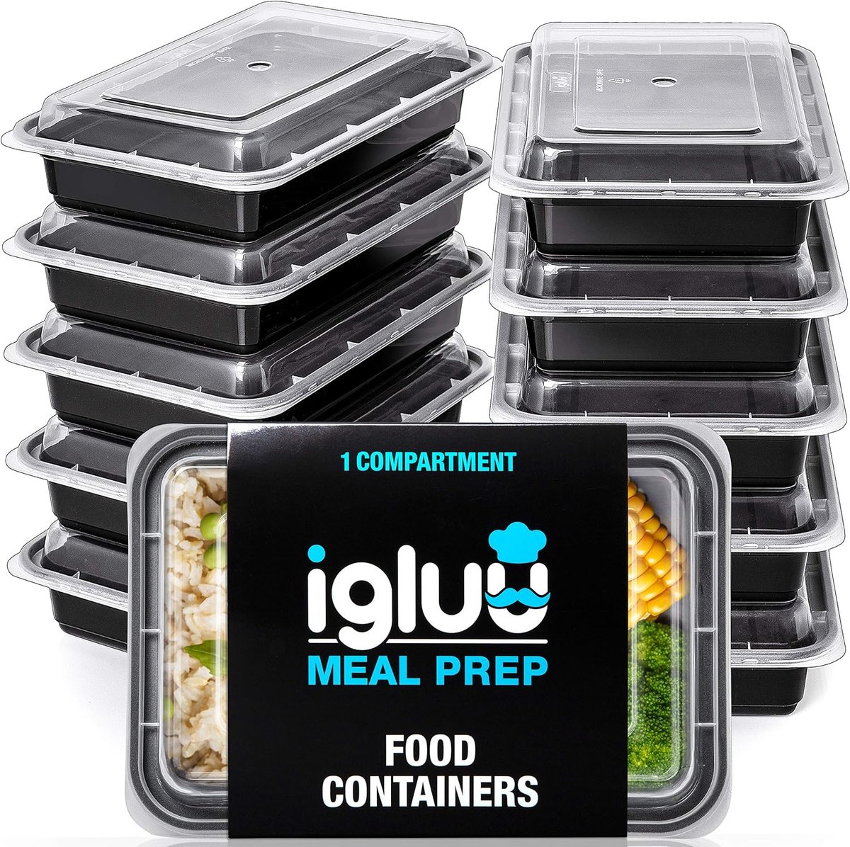 Huishoudartikel - Set van 10 - 828 ml - Lekvrij - BPA-vrij
