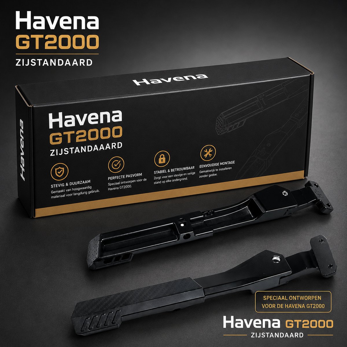Havena GT2000 Zijstandaard – Stevig, Stabiel & Duurzaam