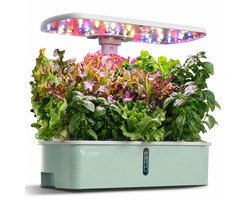 LetPot Air - 10 Pods Hydroponics Growing System - Tot 3 keer snellere groei - Supersnel resultaat - Altijd verse kruiden en groenten uit eigen keuken – Volautomatische verzorging via app - Zonder aarde, viezigheid of gedoe