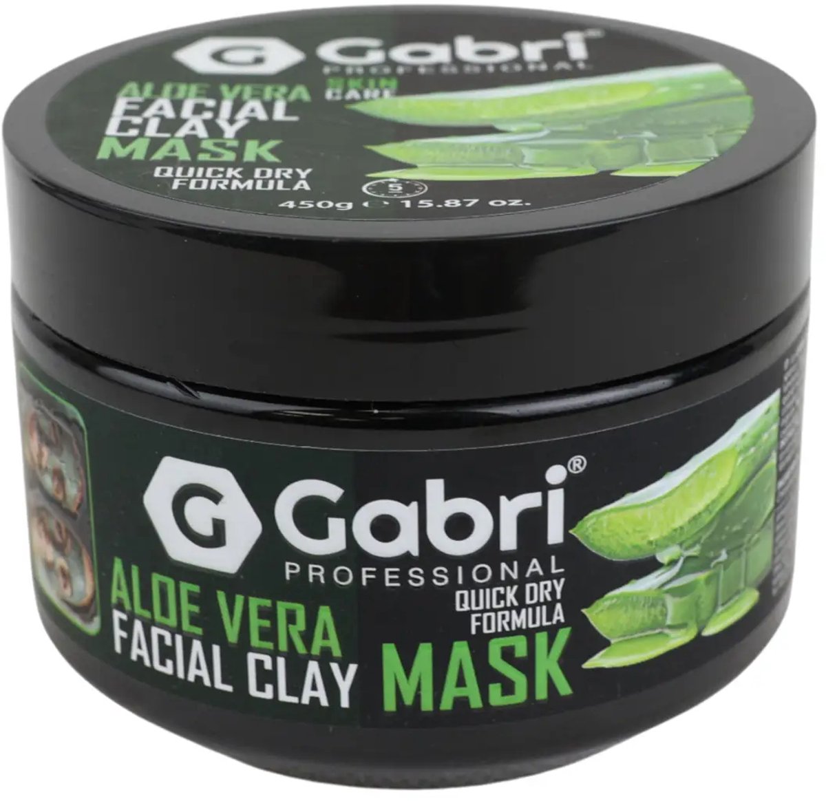 Gabri Facial Clay Mask Aloe Vera 450g