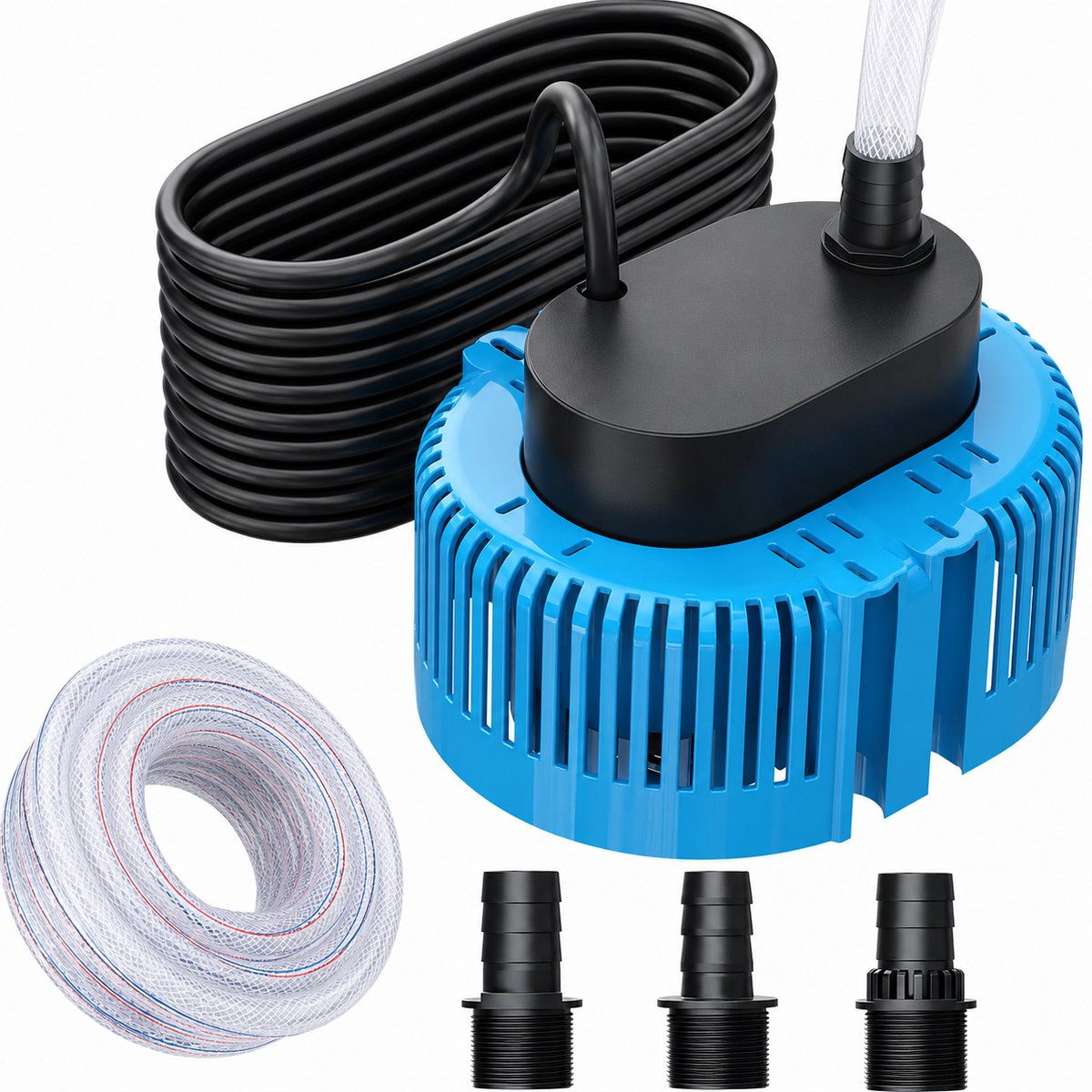 Dompelpomp 3000 L/U – 75W Vuilwaterpomp – IPX8 – Opvoerhoogte 3,2 m – Met 5 m Slang