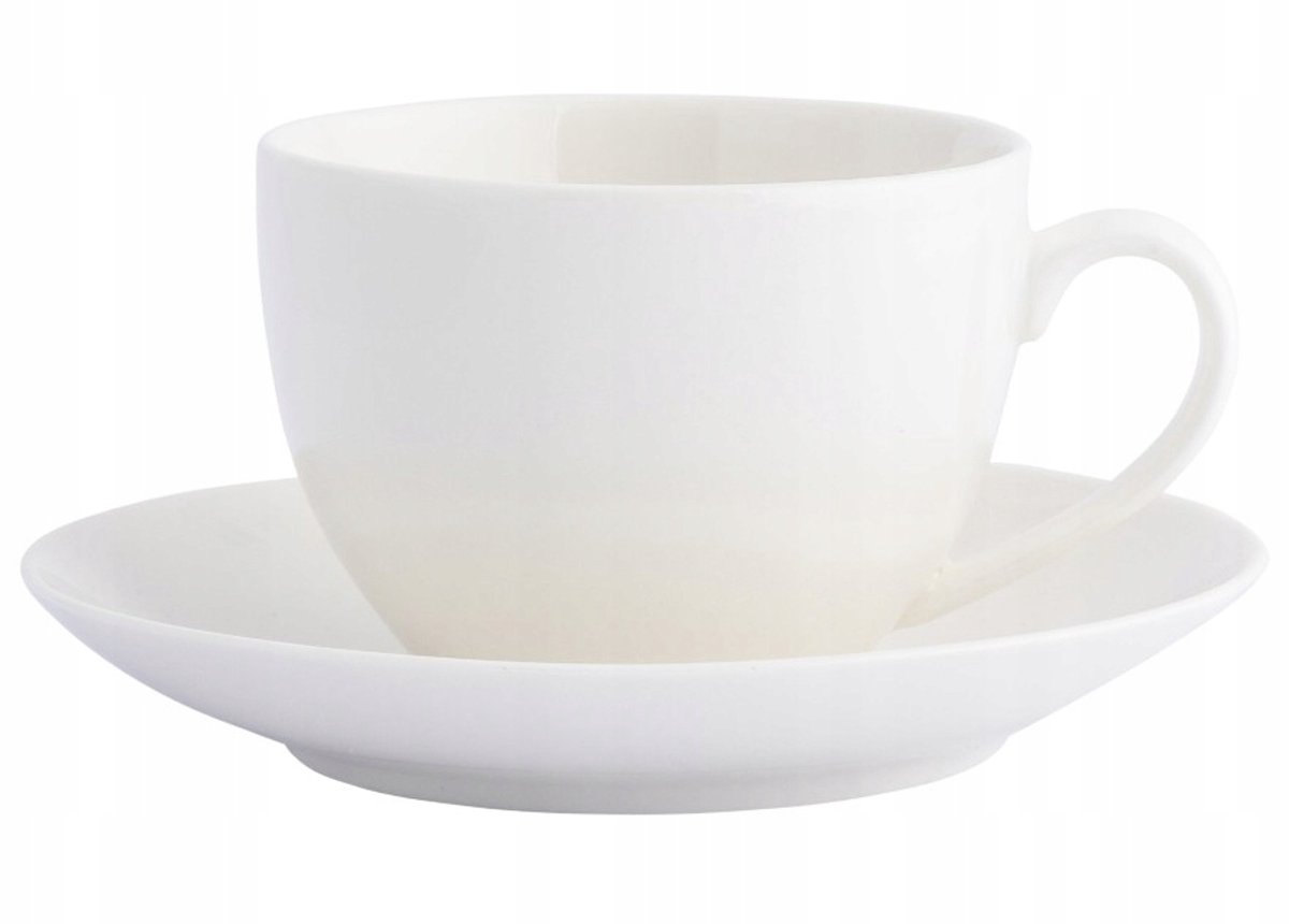 Altom Design Bella Porseleinen Kop en Schotel Ecru 270ml