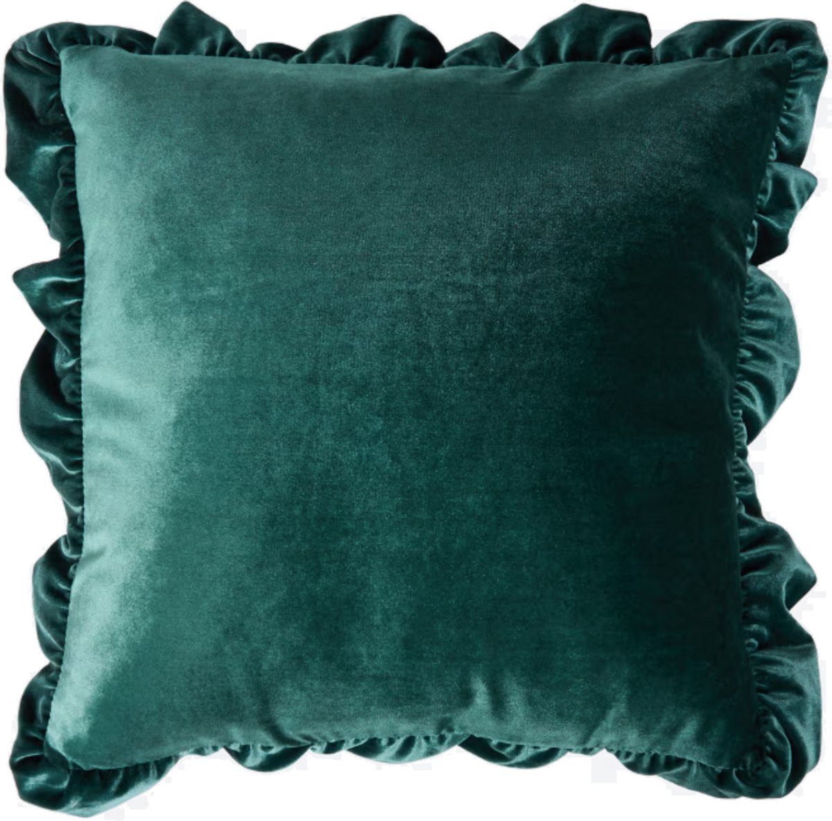 Kussen 45 x 45 cm Donkergroen | smaragdgroen of bosgroen