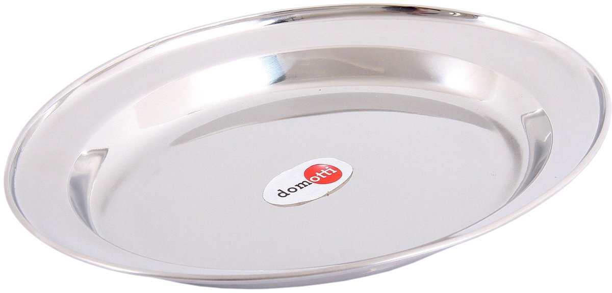 Domotti England Ovale Dienbladen 30cm Roestvrij Staal