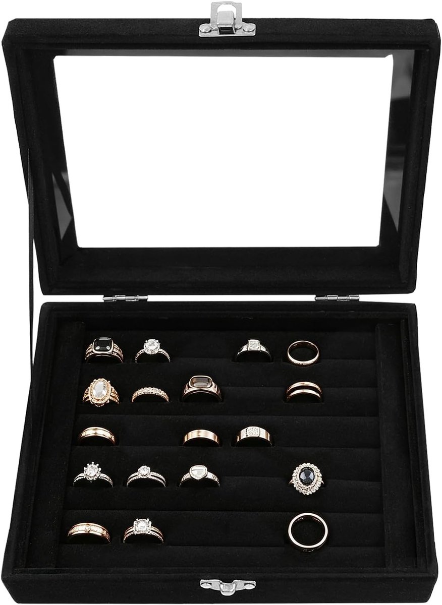 Kleine sieradenbox voor oorbellen, ringen en kettingen - Perfecte opbergoplossing voor sieraden en accessoires