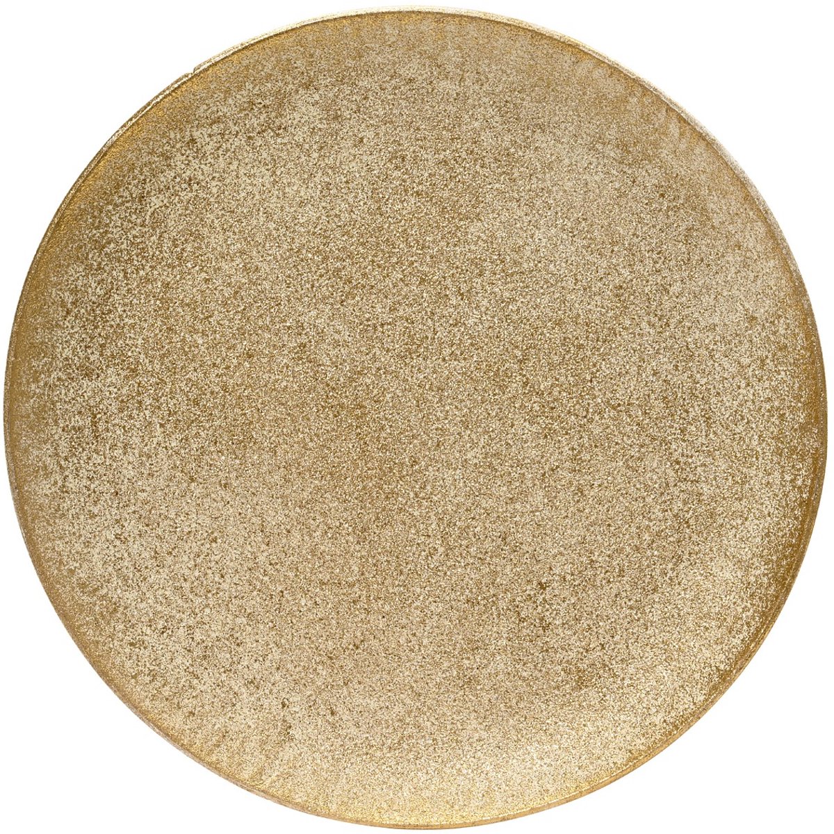 Kaemingk decoratiebord goud antiek glitter 38,5 cm ijzer