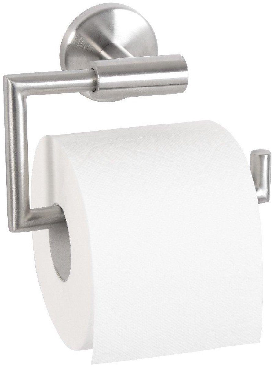 SSTRWGOOD Toiletpapierhouder - Klorollenhouder Zonder Boren - 15x10,5cm - RVS Wandmontage voor Badkamer en Keuken - Geschikt voor Standaard Klopapierrollen - Duurzaam Edelstalen Design