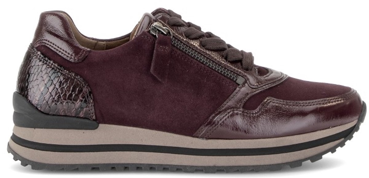Gabor -Dames - bordeaux - sneakers - maat 40