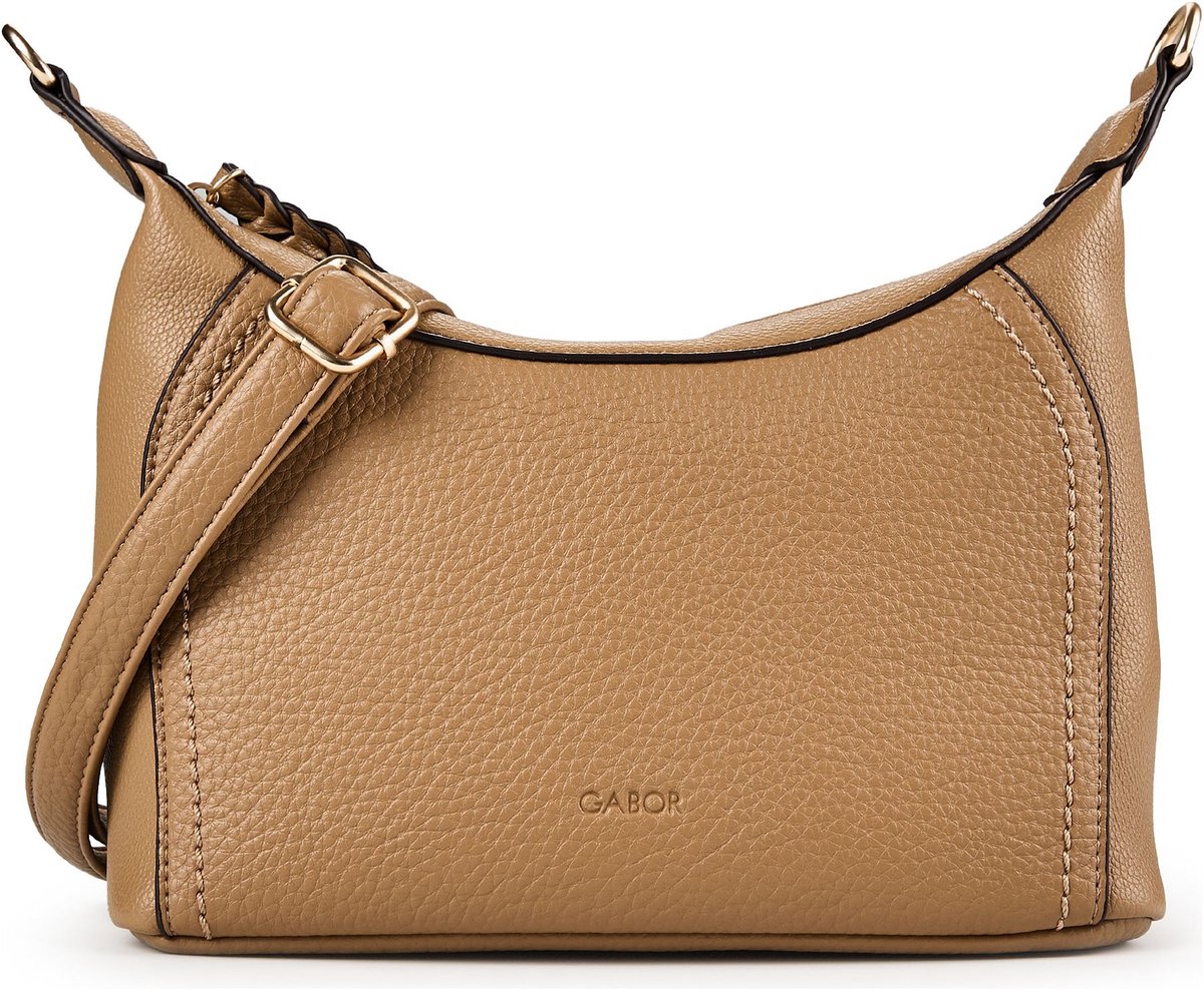 Gabor schoudertas Adelina Cross Bag Camel Lichtbruin