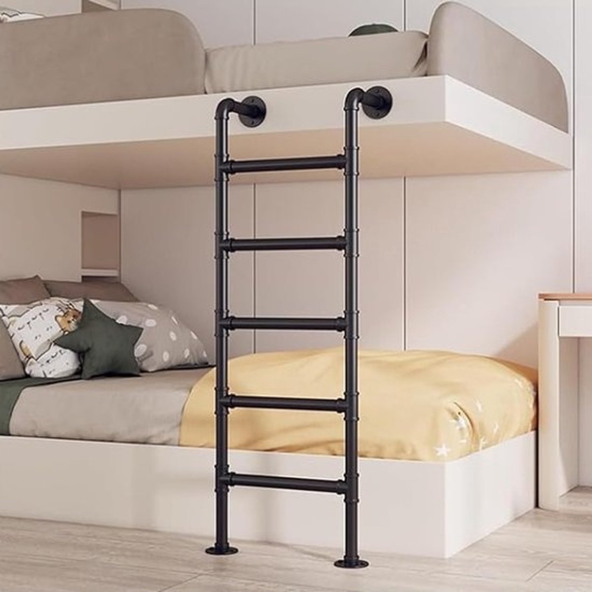 Metalen Wandladder - Stevige Klimladder - Veilig Slapen - Ruimtebesparend Ontwerp - Diverse Lengtes