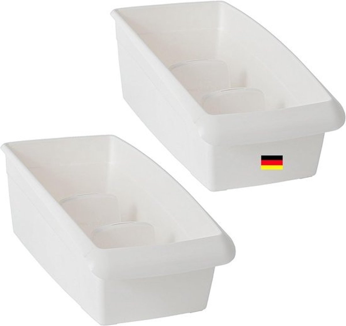 Cosmetica Organizers - Lades Set - Bureau Opruimen - Stijlvol Ontwerp - 25 x 12 cm - Wit