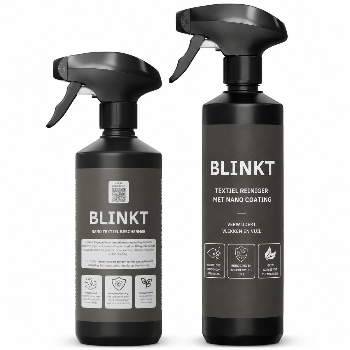 Vlekken uit Bank Halen & Bank Impregneren Spray met Nano Coating - Bank & Meubel Bescherm Pakket - 2x500ml - BLINKT