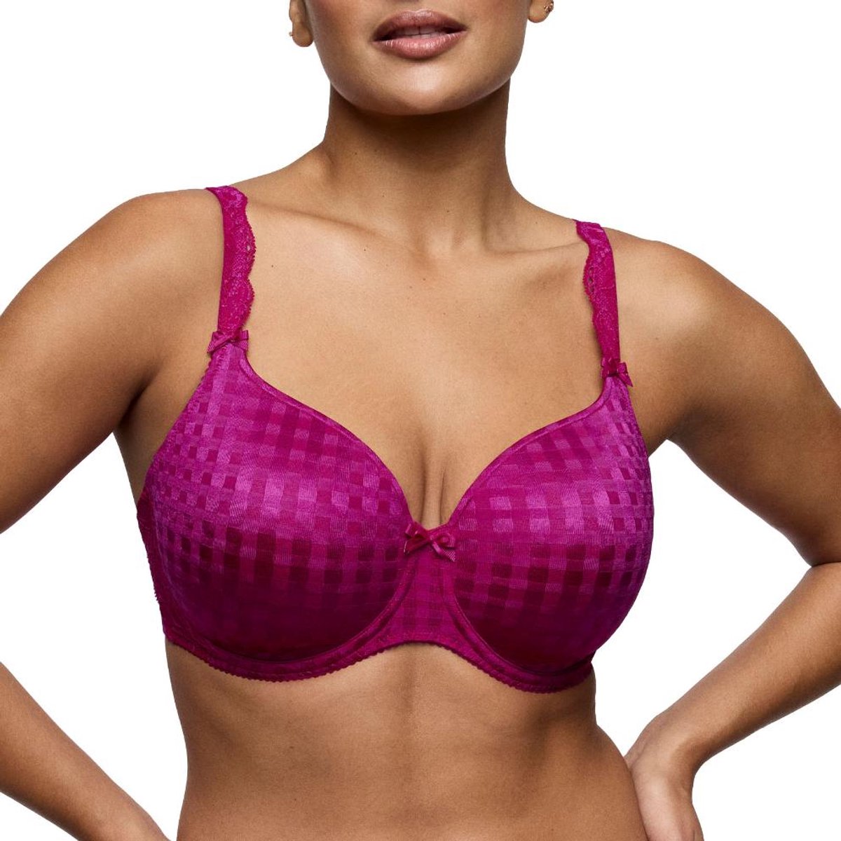 PrimaDonna Madison Voorgevormde Beugel Bh 0262121 Wild Rose - maat EU 85F / FR Roze