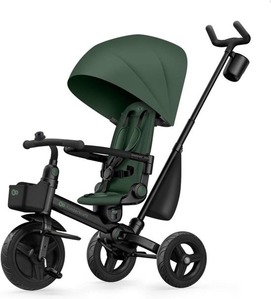 Driewieler - Kinderfiets - Buiten spelen - Groeit mee - 20 inch - Groen