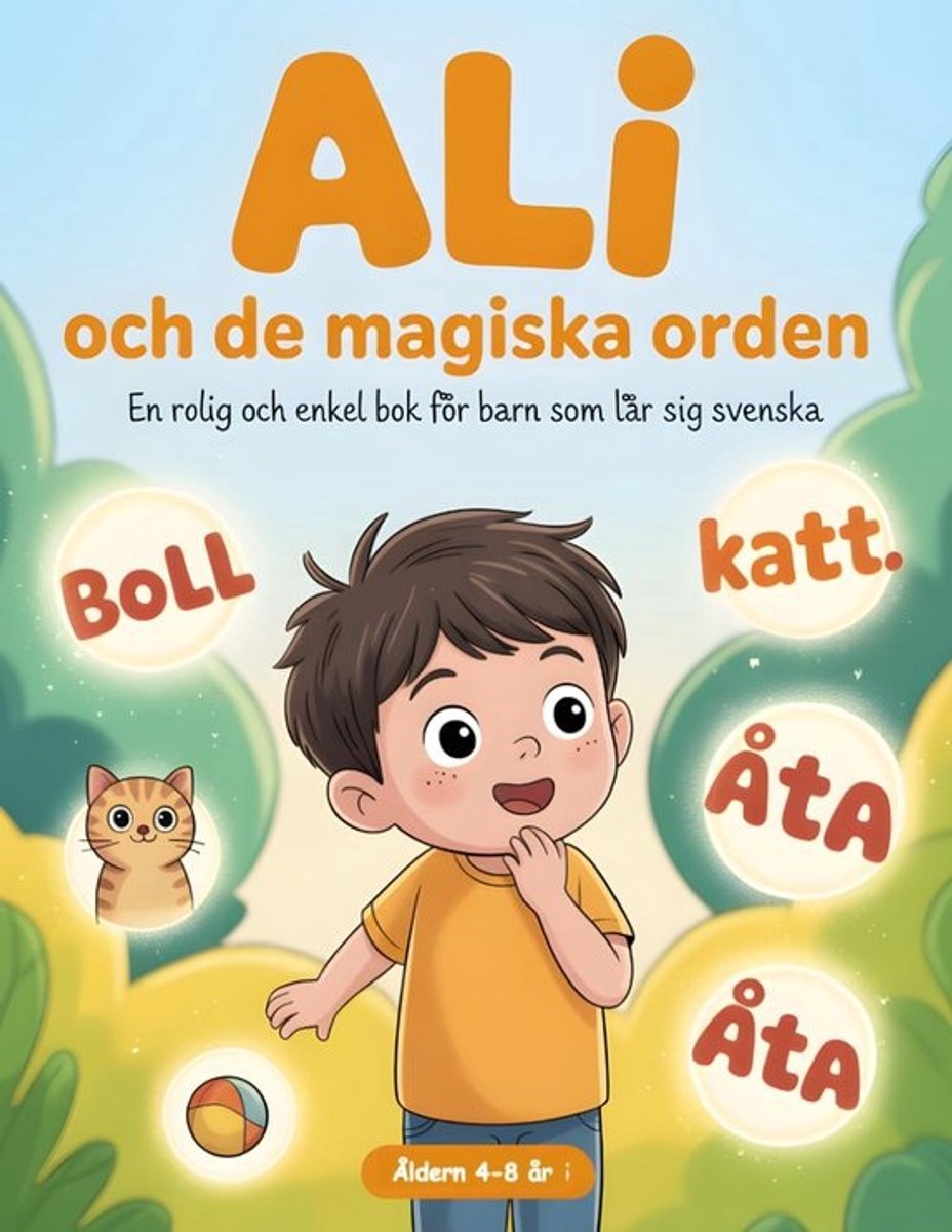 Kinderboek Zweedse Taal - Woordenschat Leren - Spelenderwijs Leren - Vrolijke Verhalen - 32 Pagina's