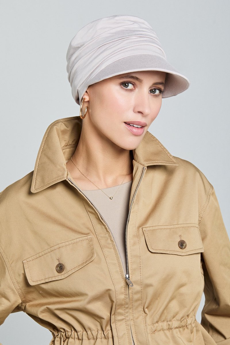 Gisela Mayer chemo cap Emma - Off White