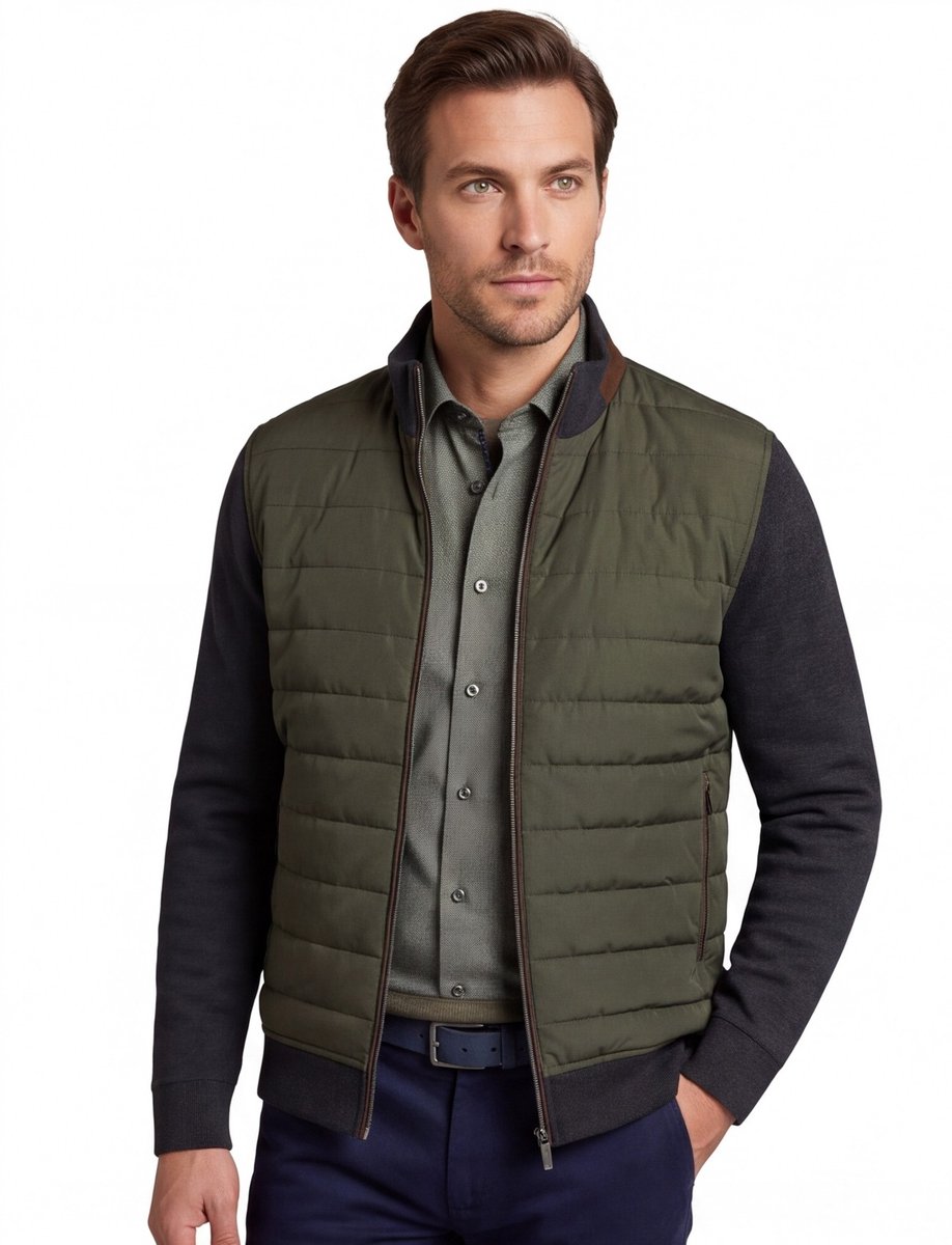 Bugatti winterjas groen
