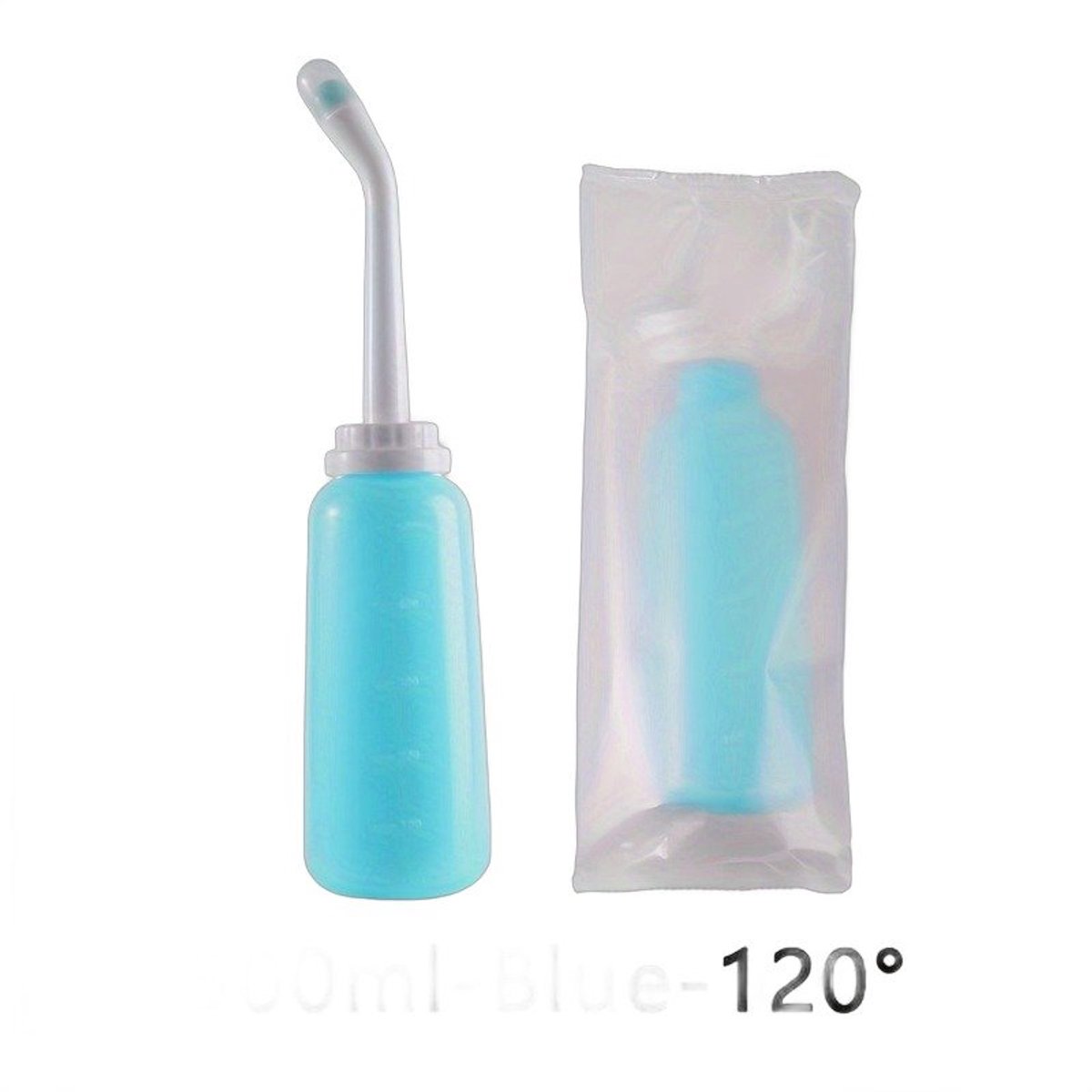 Currero Peri Bottle - Postpartum Fles - Spoelfles - Vaginale Douche - Bidetfles - 500ml - Kraamverzorging - Reisformaat