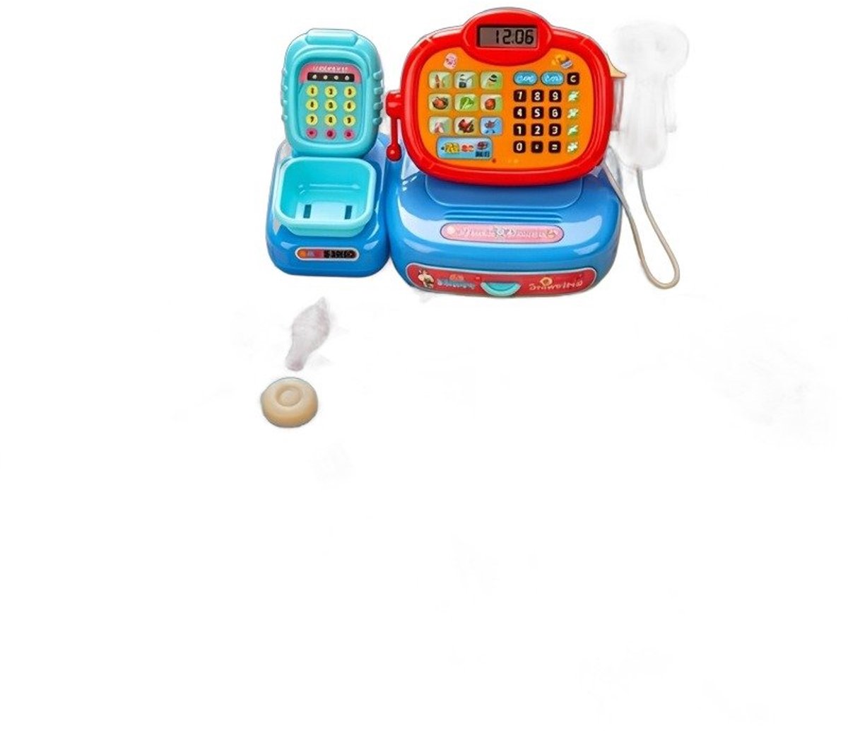 Currero Kassa Speelgoed - Speelgoed Kassa met Scanner - Met Geluid en Licht - Winkeltje Spelen - Rollenspel - Kinderen - Cadeau
