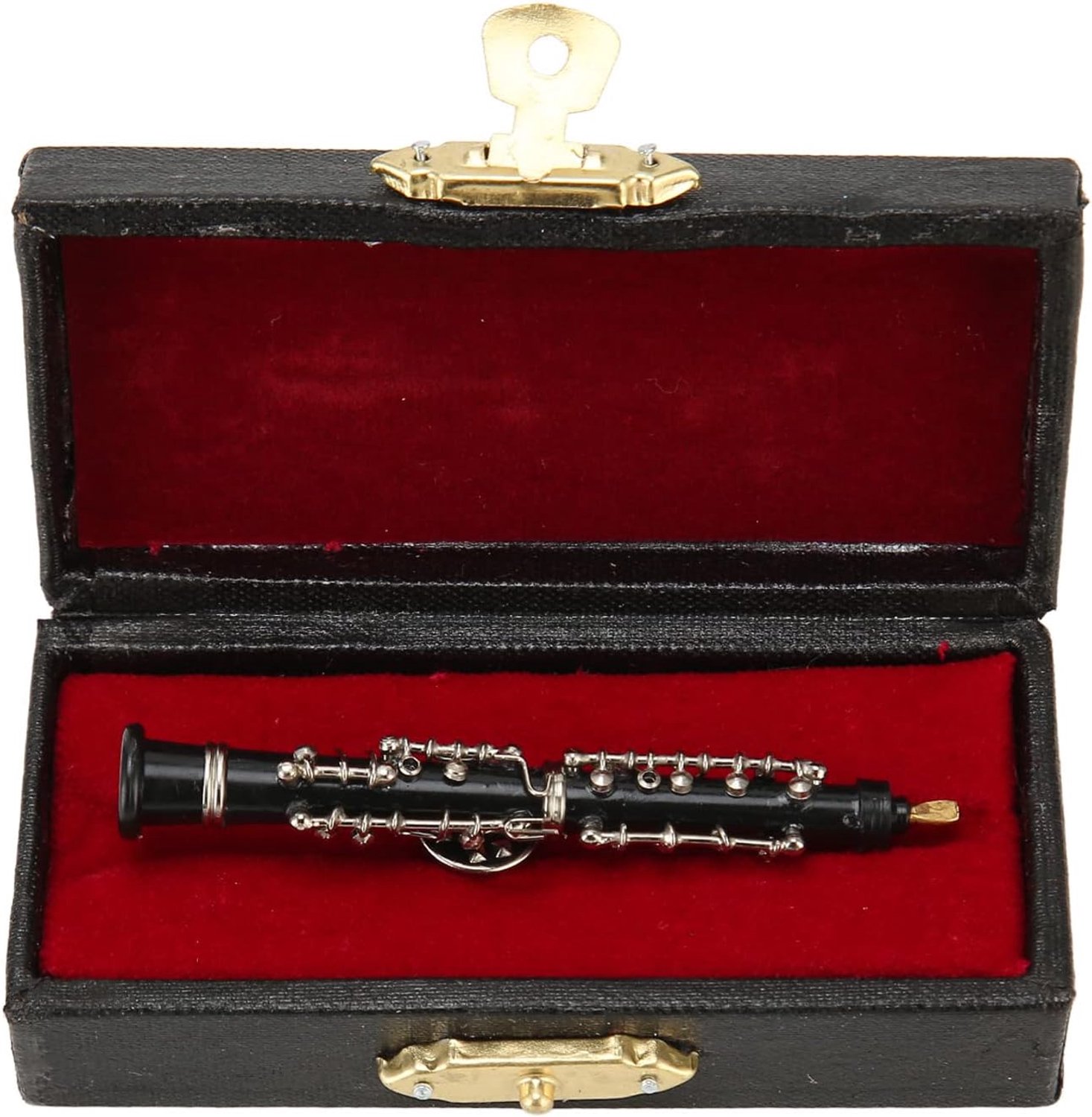 Miniatuur hobo - 10 cm - met fluwelen opbergdoos - metalen figuur - decoratie voor thuiskantoor - ServiceTopper