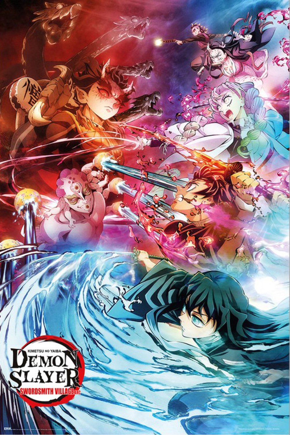 Grupo Erik Poster Demon Slayer - Swordsmith Village 2 61x91,5cm Divers