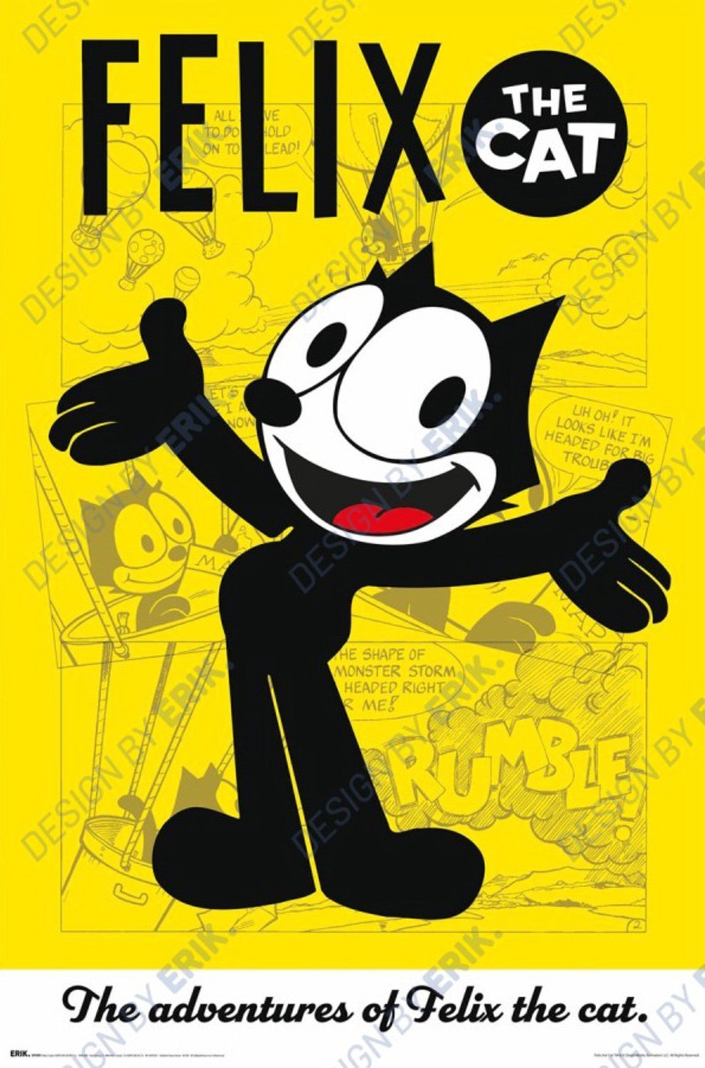 Grupo Erik Poster Felix the Cat 61x91,5cm Divers