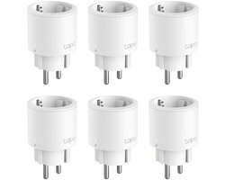 Tapo P115 Slimme Stekker Mini met Energiemeter 6-pack - Bundelvoordeel - Energiemonitor - 16A / 3680W - Compact Formaat