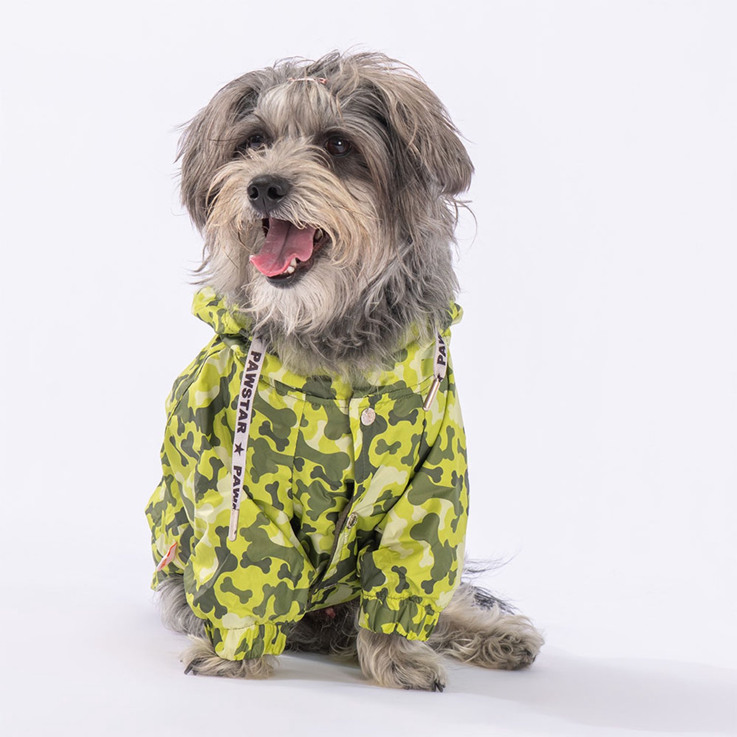 Pawstar GreenOssa - Hondenregenjas - Multicolor - XL