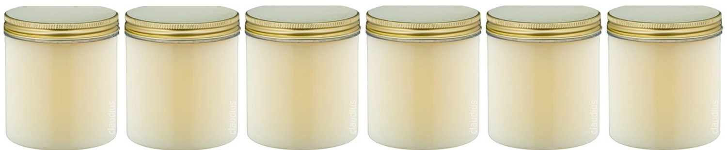 Claudius Luxe Verzorgende Bodyscrub-Gel Hamam 400 gram - Pot met aluminium deksel - set van 6 stuks - Hydraterende Lichaamsscrub - Body Scrub