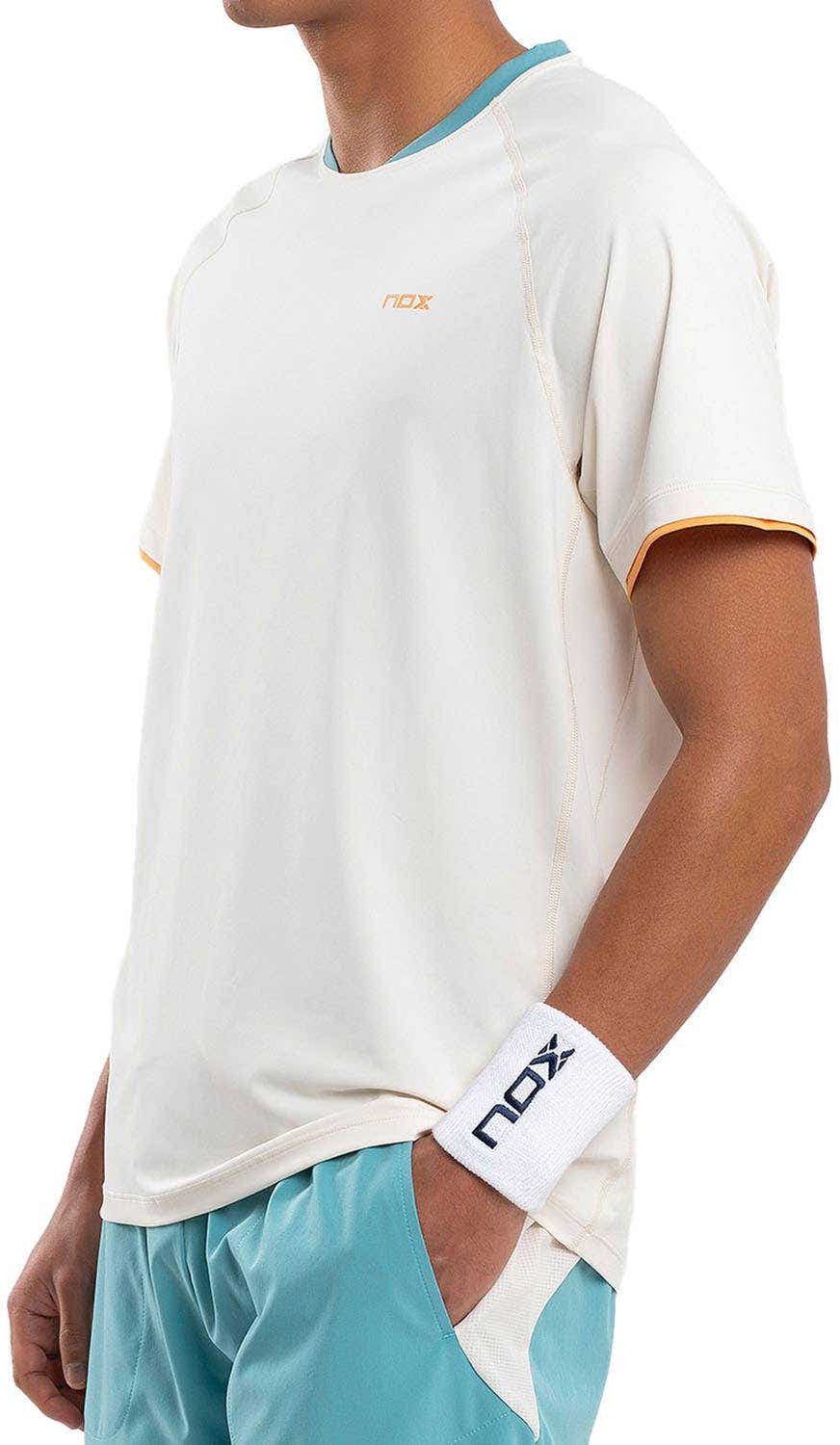 Nox Pro T-shirt Met Korte Mouwen Wit XL Man
