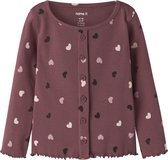 NAME IT - NMFVEMIA LS SLIM TOP Meisjes T-shirt