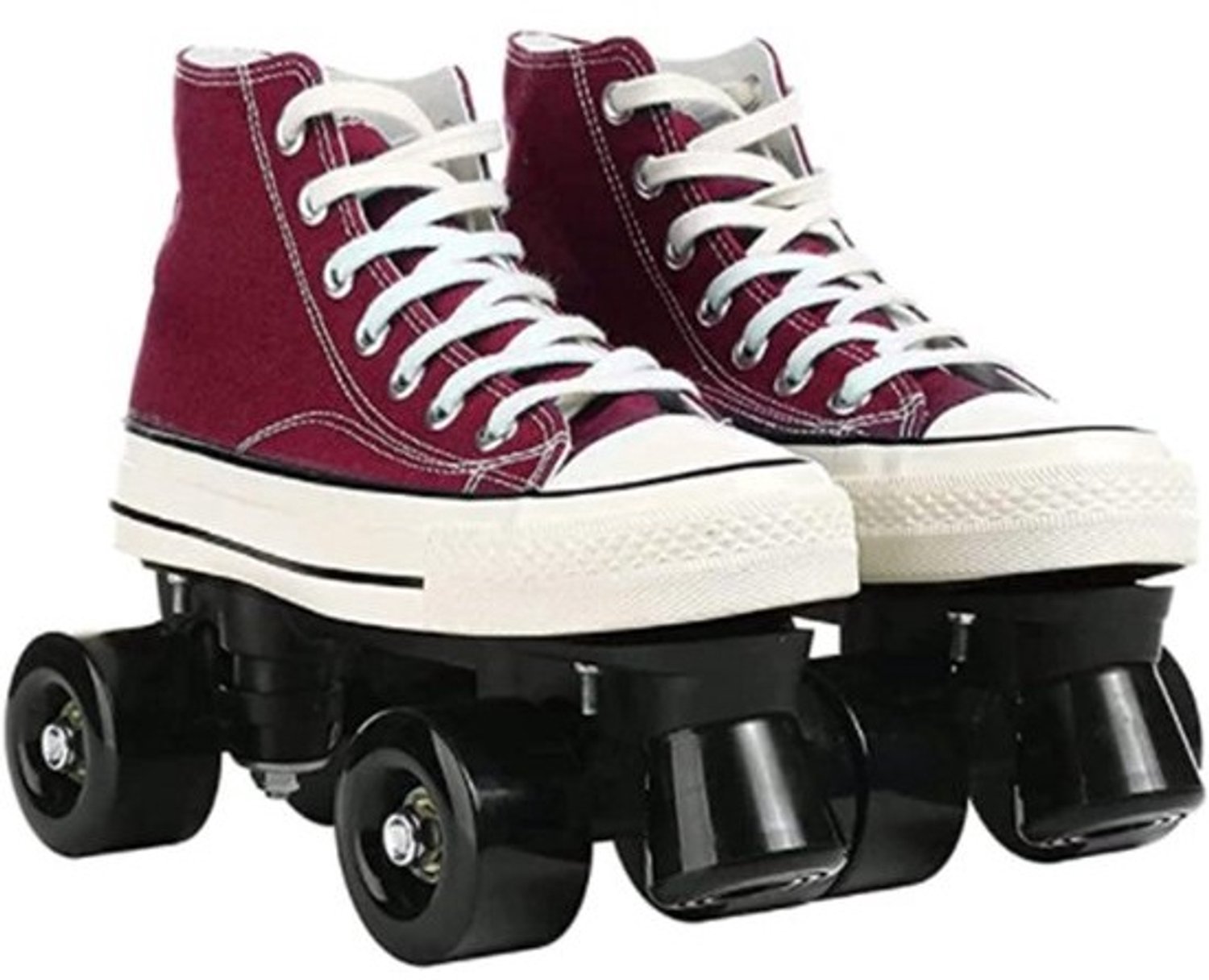Quad rolschaatsen Dubbele rij wielen Voor binnen en buiten ABEC 7-lagers