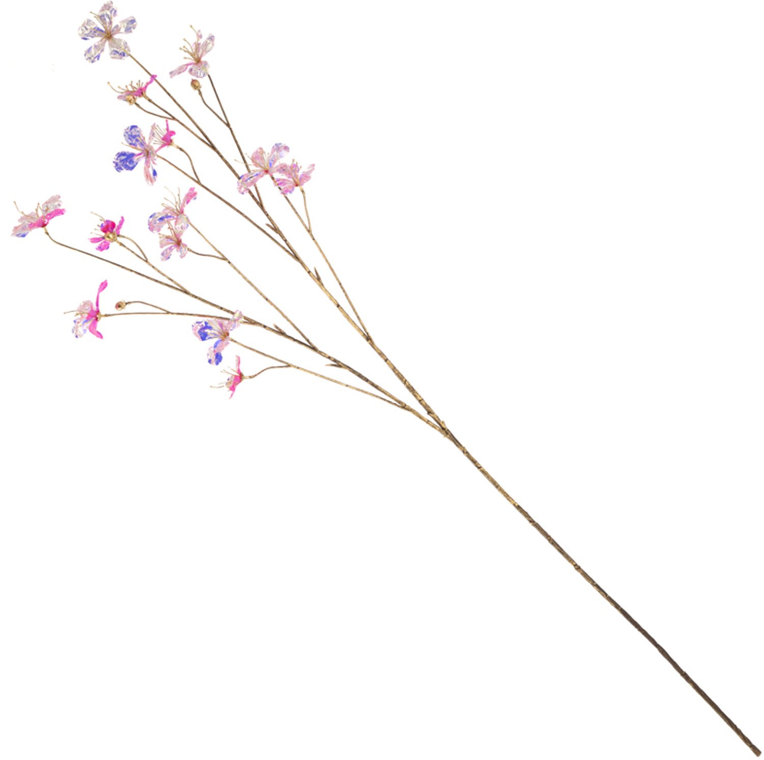 Kunstbloem holo roze/rood madelief 128cm