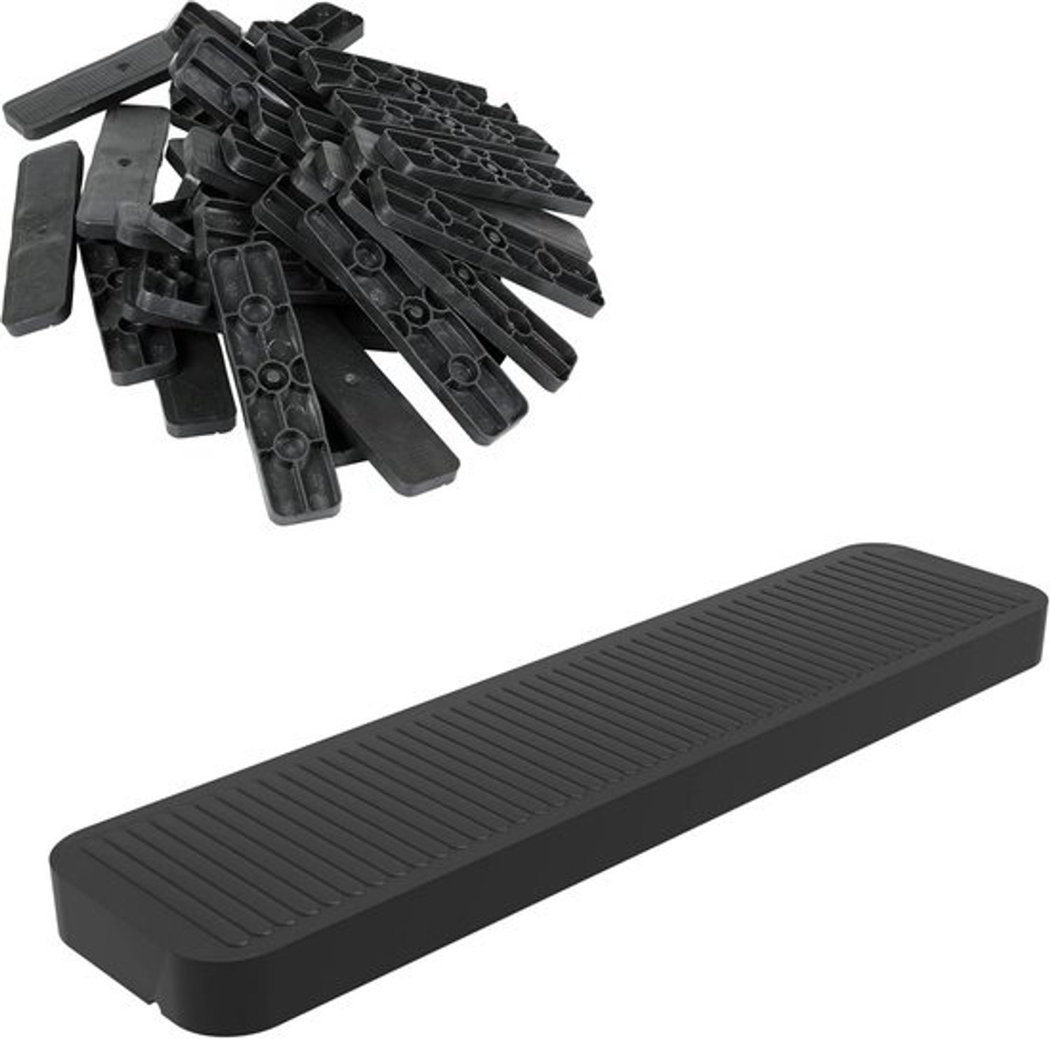 Kunststof afstandhouders - 100 stuks, 100 x 24 x 1-6 mm, voor diverse toepassingen