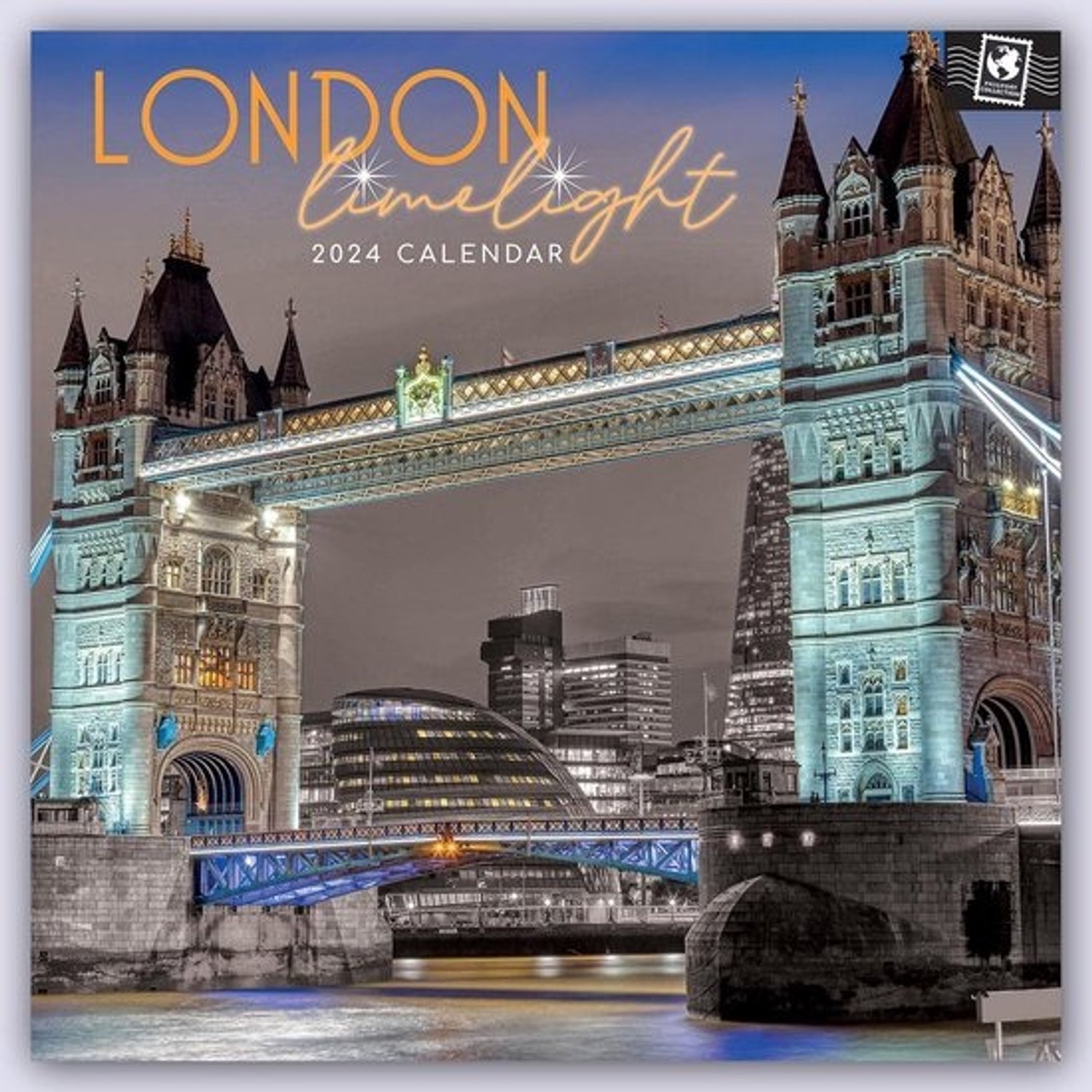 Stadskalender Londen - Kalender met Stadsgezichten - Jaarplanning Maken - 16 Maanden Overzicht - 30x30 cm