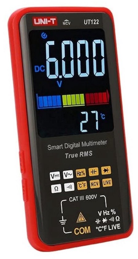 Digitale multimeter True RMS - Spanning, frequentie en NCV - Auto Range - 6199 teller