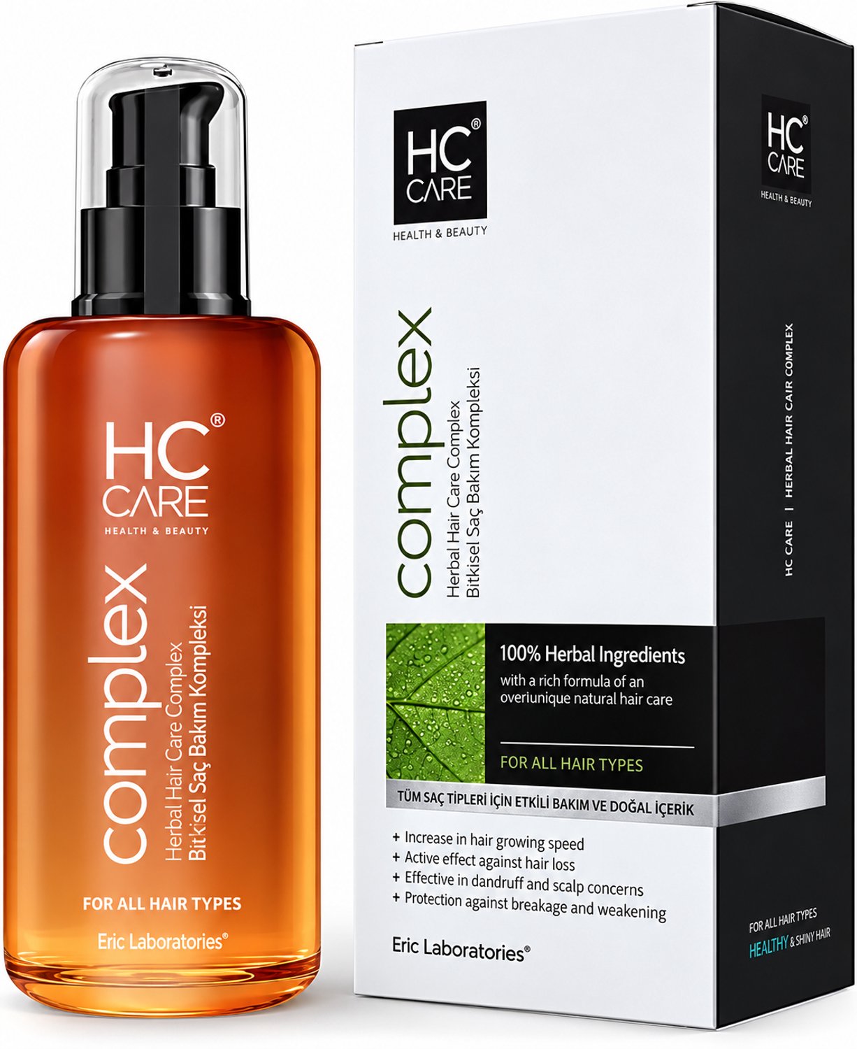 HC Care Complex Kruiden Haarverzorgingscomplex - Plantaardige Oliën & Extracten - Voor Alle Haartypes - 200 ml